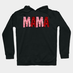 Retro Groovy Mama is My Valentine Cute Heart Boys Girls Kids Hoodie